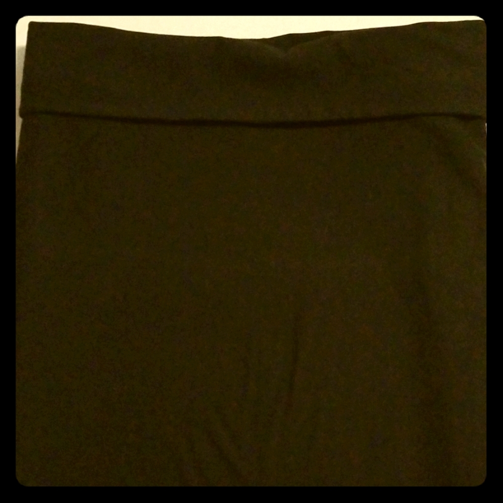 Black pencil skirt